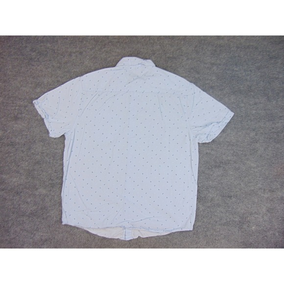 Tricots St Raphael Shirt Mens Large Light Blue Paisley Print Casual - Picture 2 of 8